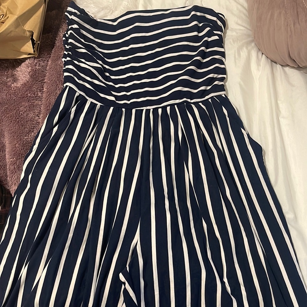 Striped jumpsuit